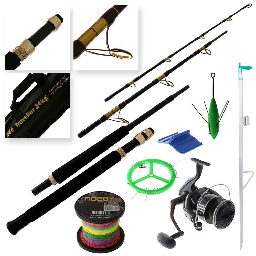 Daiwa BG MQ 18000 Travel Drone Fishing Package 7ft 24kg 4pc