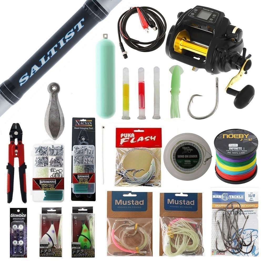 Daiwa Tanacom Saltist Ultimate Electric Deep Drop Package 5ft 6in PE6-10 2pc 