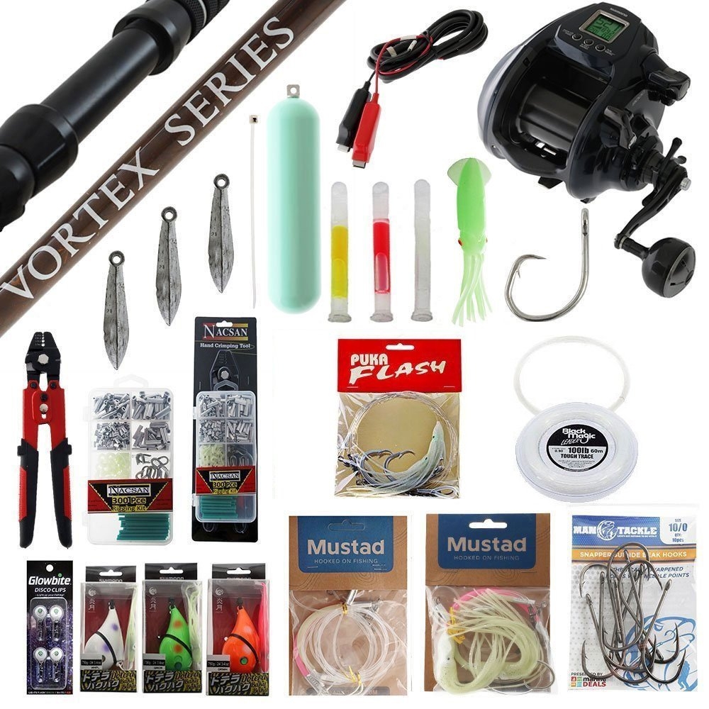 Shimano Forcemaster Ultimate Electric Deep Drop Package 5ft 7in 2pc