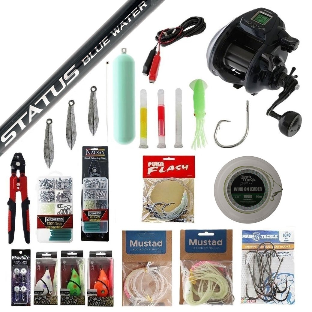 Shimano Forcemaster Ultimate Electric Deep Drop Package 5ft 10in 24kg 2pc