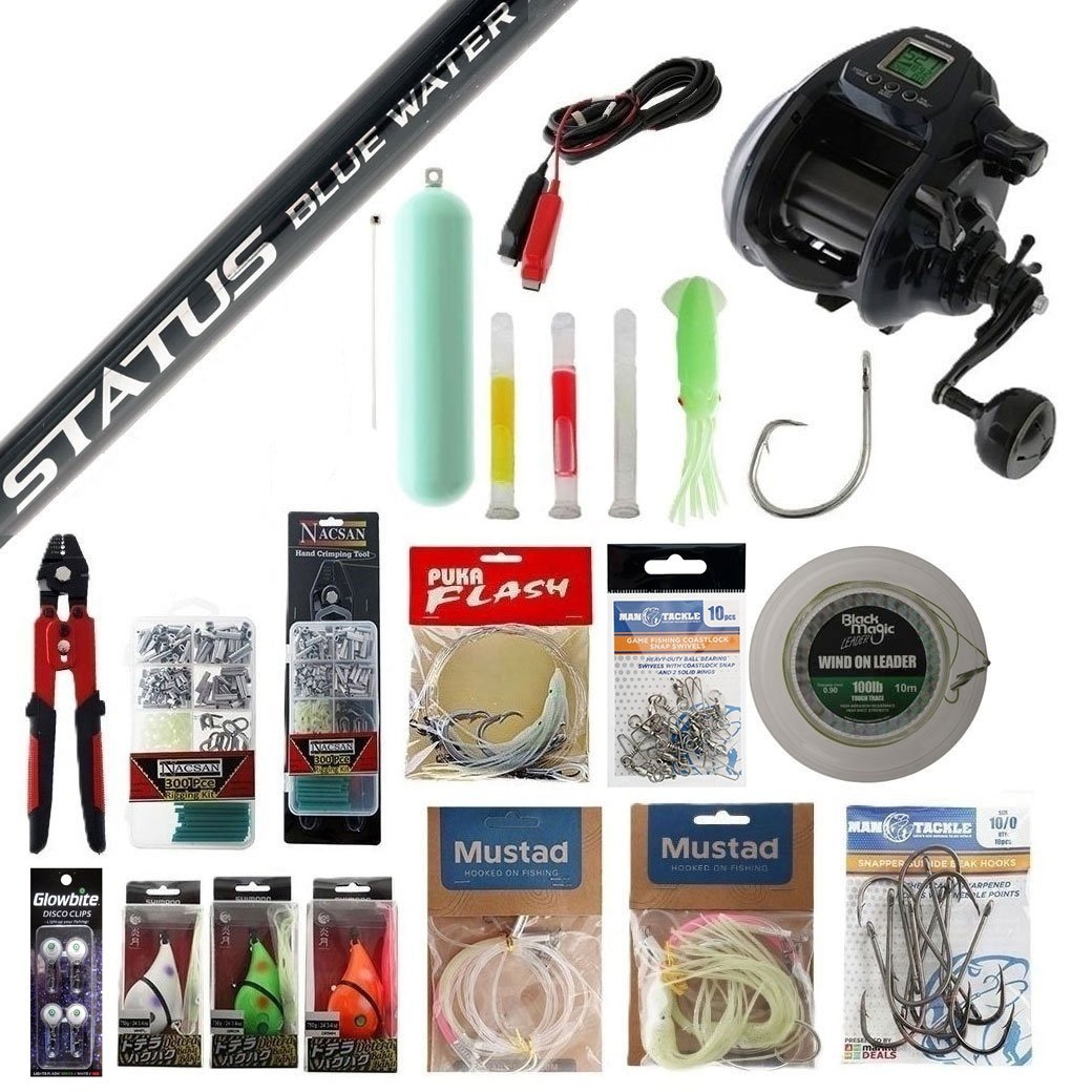 Shimano Forcemaster Ultimate Electric Deep Drop Package 5ft 10in 24kg 2pc