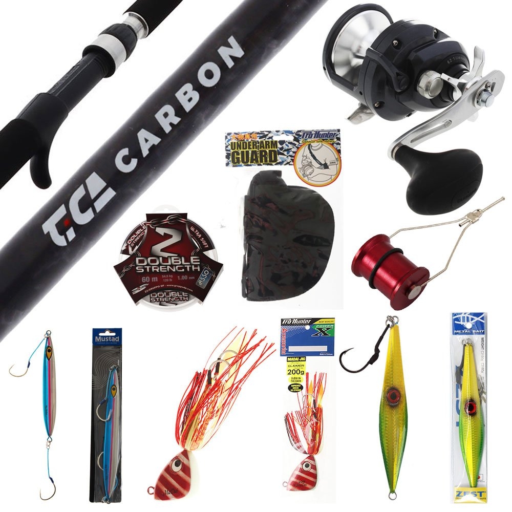 Shimano Torium 16A HG TiCA Carbon Kingfish Jigging Package 5ft 5in PE4-8 1pc
