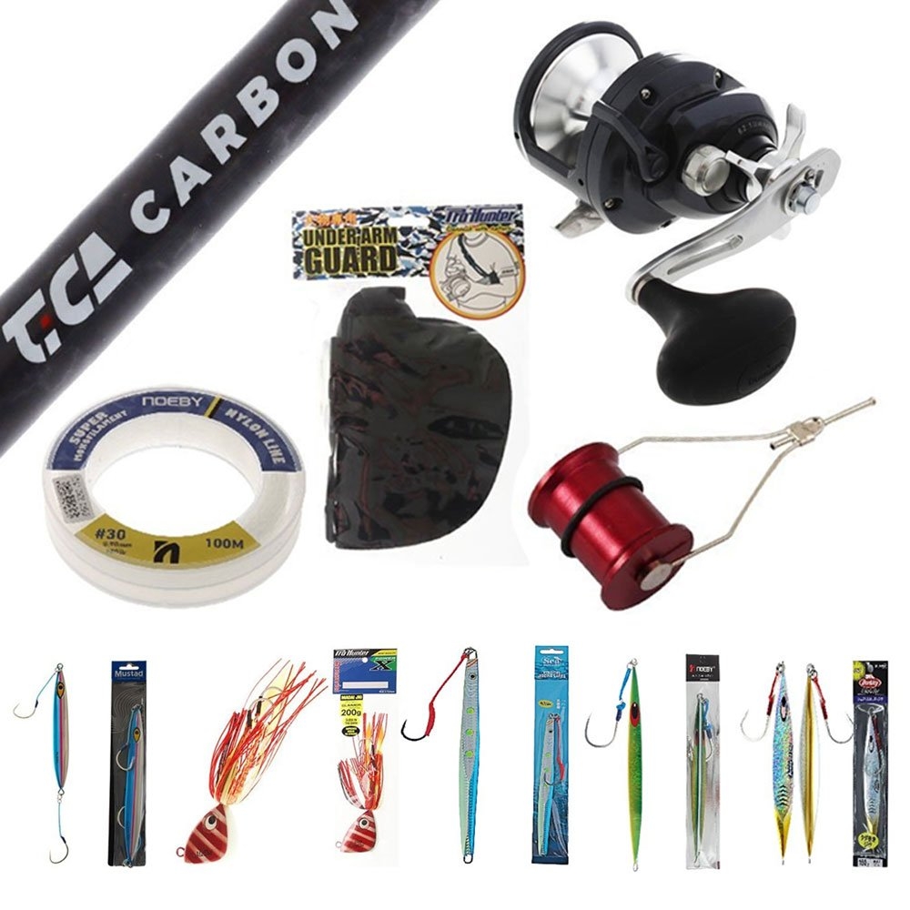 Shimano Torium 16A HG TiCA Carbon Kingfish Jigging Package 5ft 5in PE4-8 1pc