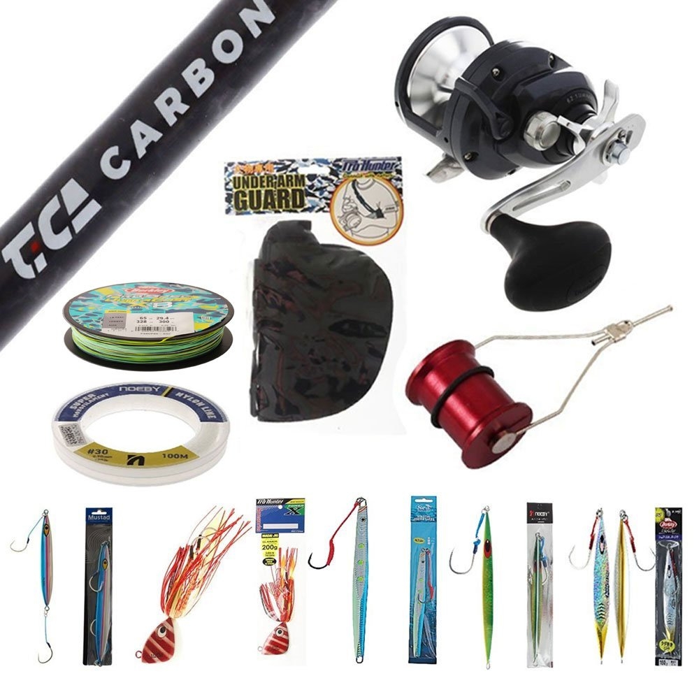 Shimano Torium 16A HG TiCA Carbon Kingfish Jigging Package 5ft 5in PE4-8 1pc