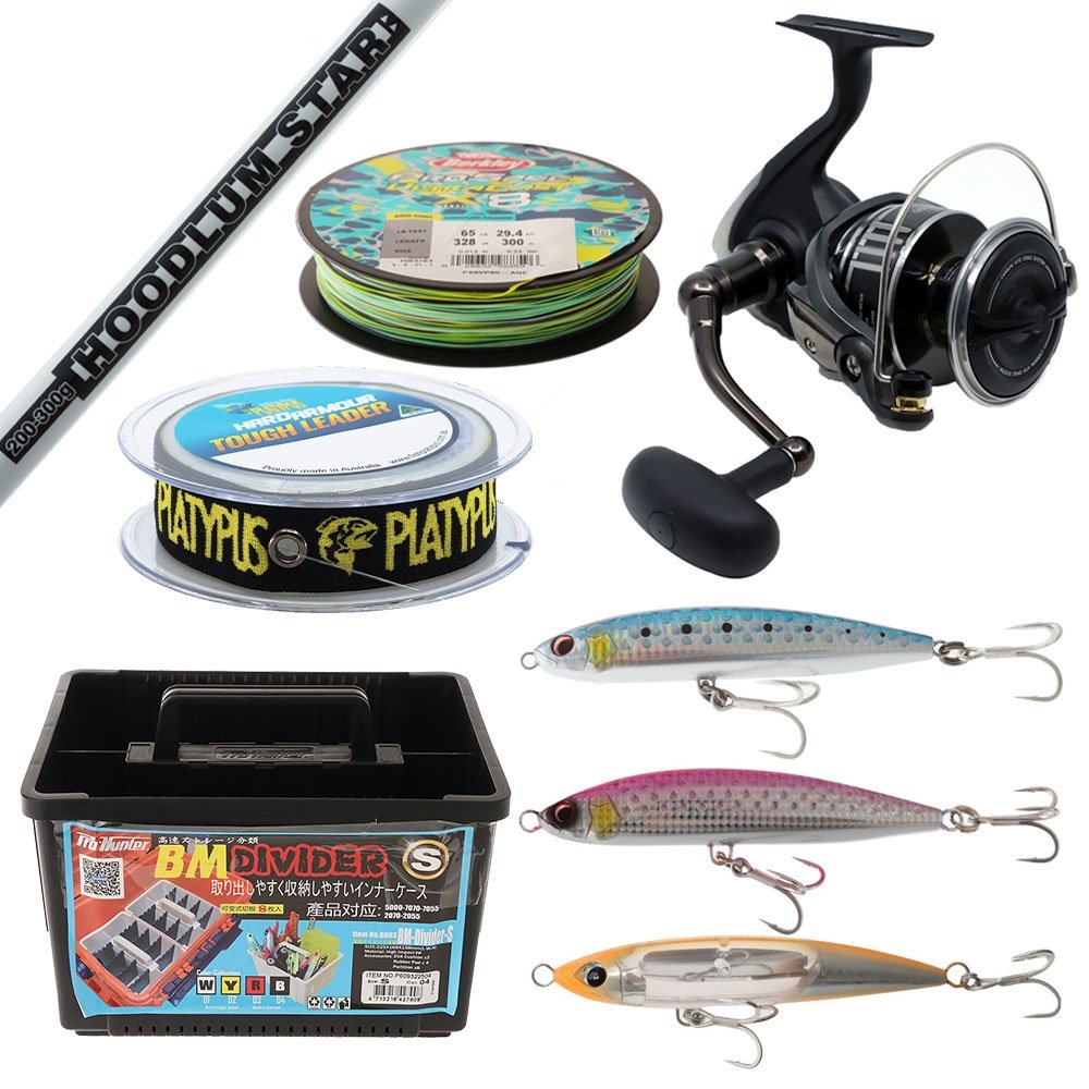 Daiwa 10000H BGMQ Stickbait Popper Topwater Package 9ft 200-300g 2pc