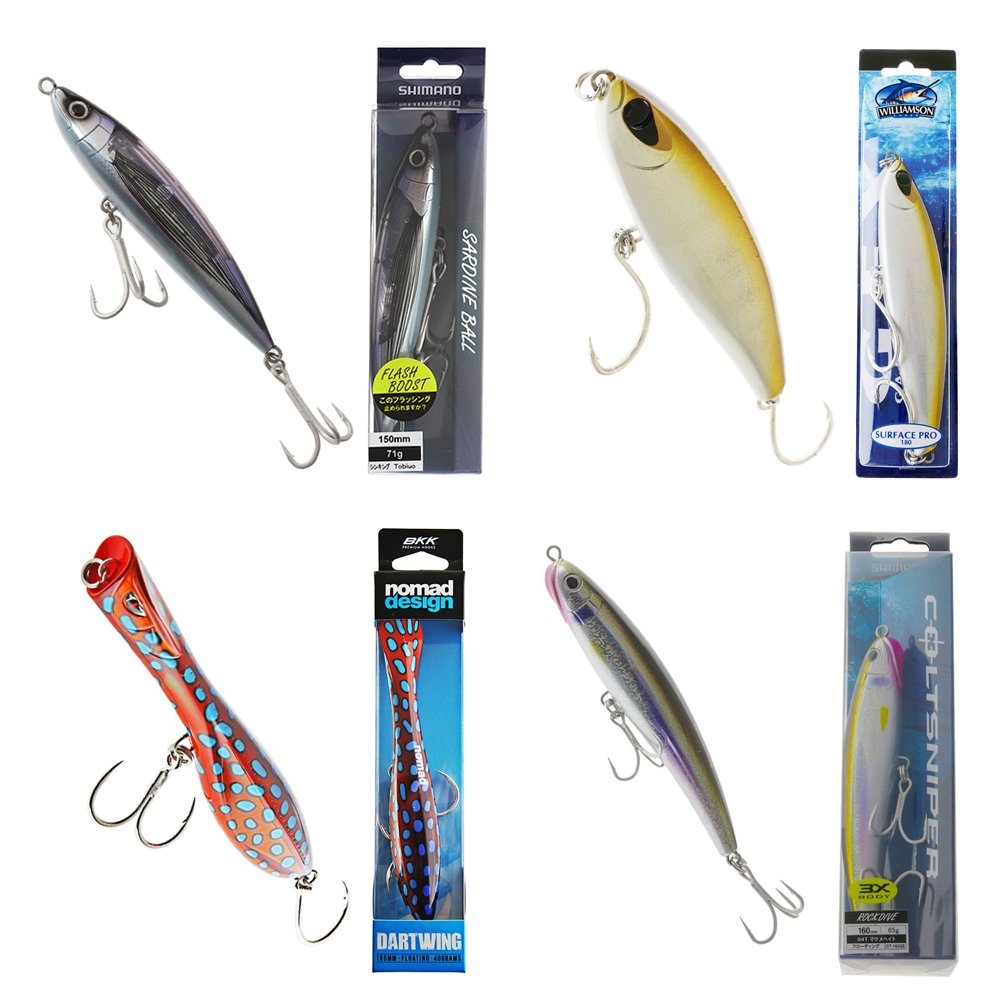 Shimano 20 Stradic SW 8000 PG Premium Stickbait Topwater Package 8ft 2in PE5-8 3pc