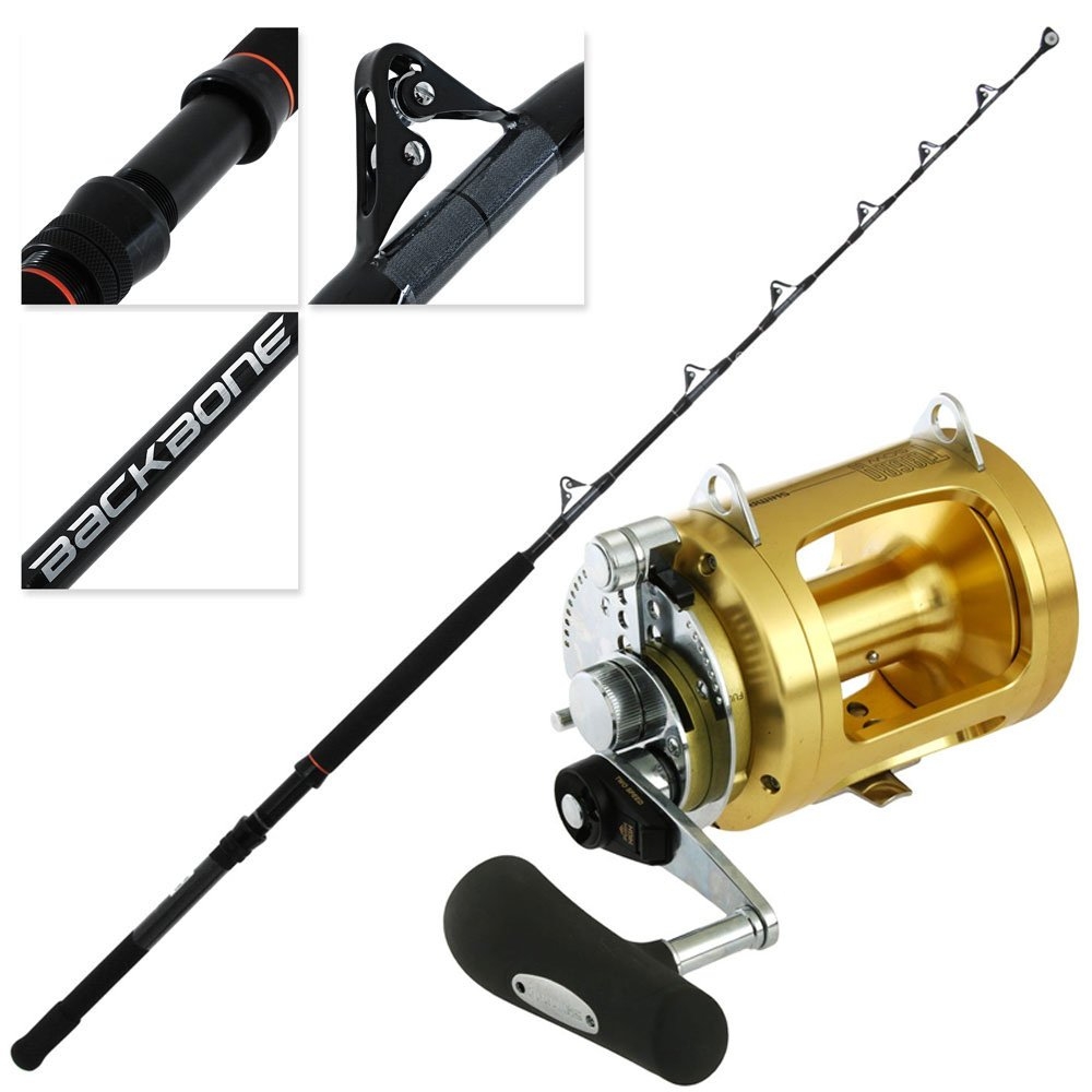 Shimano Tiagra 50W Fully Rollered Gamefishing Package 5ft 7in 24kg 1pc