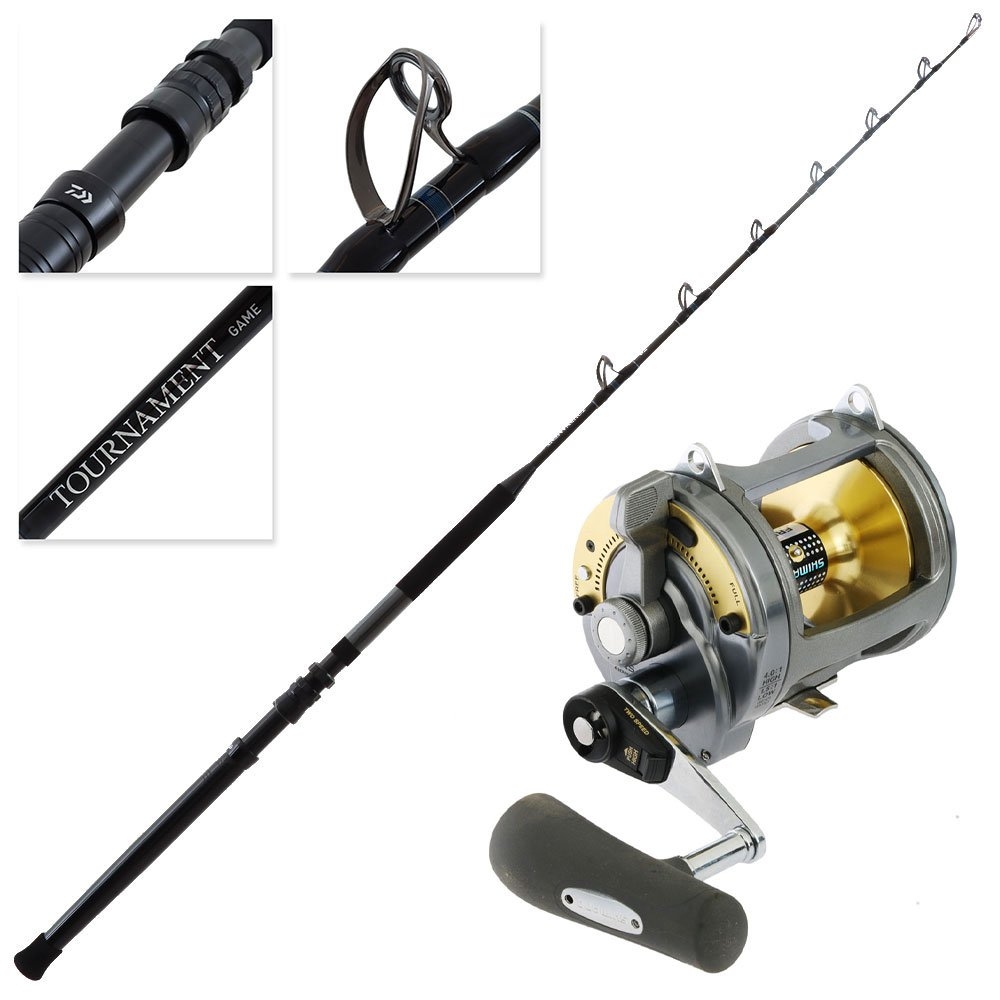 Shimano Tyrnos 50 LRS Tournament Straight Butt Gamefishing Package 5ft 6in PE6-10 2pc
