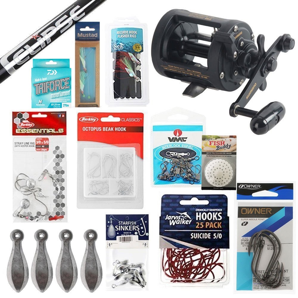 Shimano TR 200 Boat Fishing Tackle Package 6ft 8-12kg 1pc