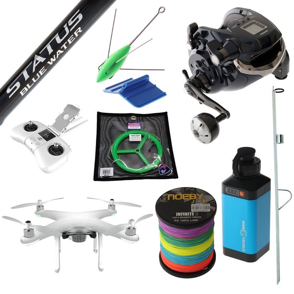 Condor A22S Shimano Electric Reel Drone Fishing Package 8ft 15-24kg 2pc