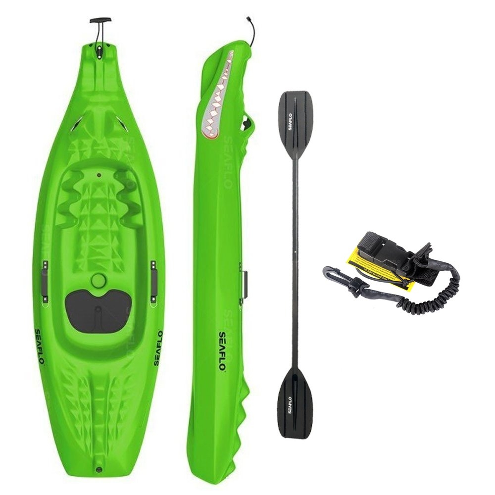 Seaflo Kids Crocodile Kayak with Paddle and Leash