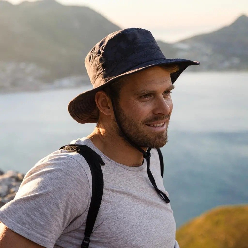 Naturehike UPF50 Bucket Hat Navy Camo