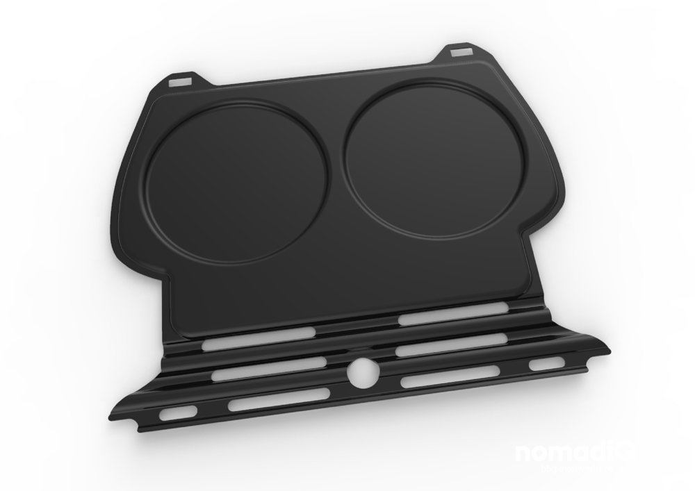 nomadiQ BBQ Pancake Grill Plate Steel