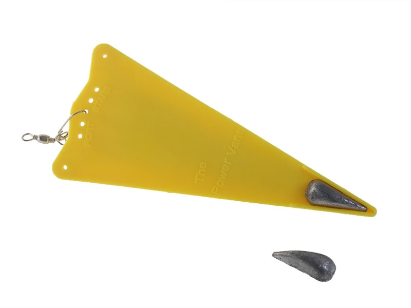 Sea Harvester Triangle Trolling Paravane Yellow
