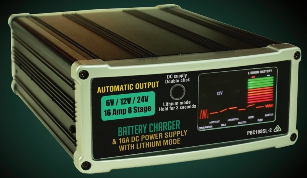 Powertrain Automatic Select Output Voltage with Lithium Charging 16A
