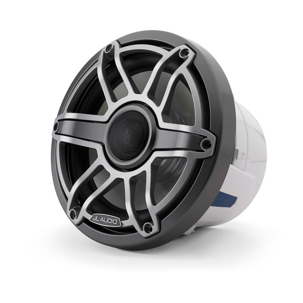 JL Audio M6 Marine Speakers 8.8in with Titanium Sport Grill