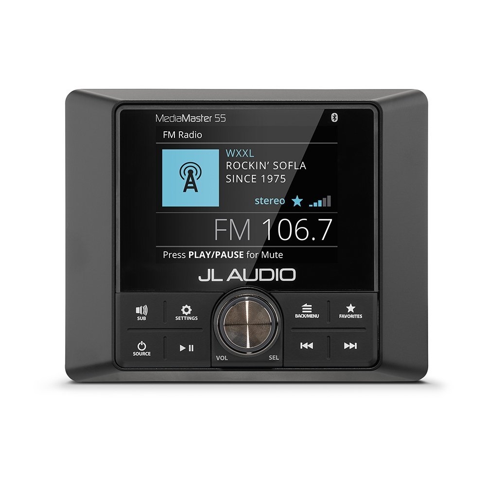 JL Audio MediaMaster 55 Weatherproof Stereo with Full-Colour LCD Display