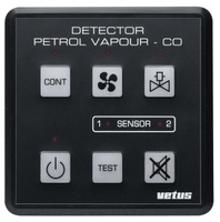 VETUS Petrol Vapour and Carbon Monoxide Detector with Sensor 12/24V Thumbnail VETUS Petrol Vapour and Carbon Monoxide Detector with Sensor 12/24V