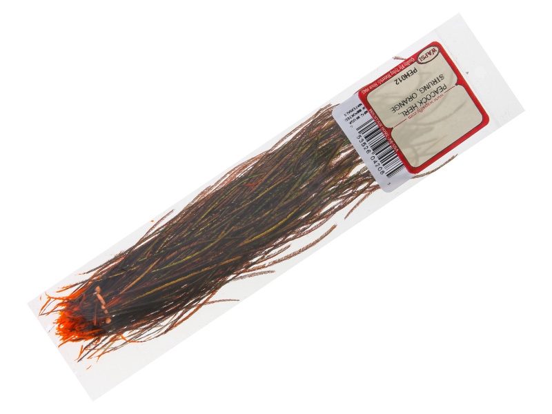 Wapsi Peacock Herl Strung Orange