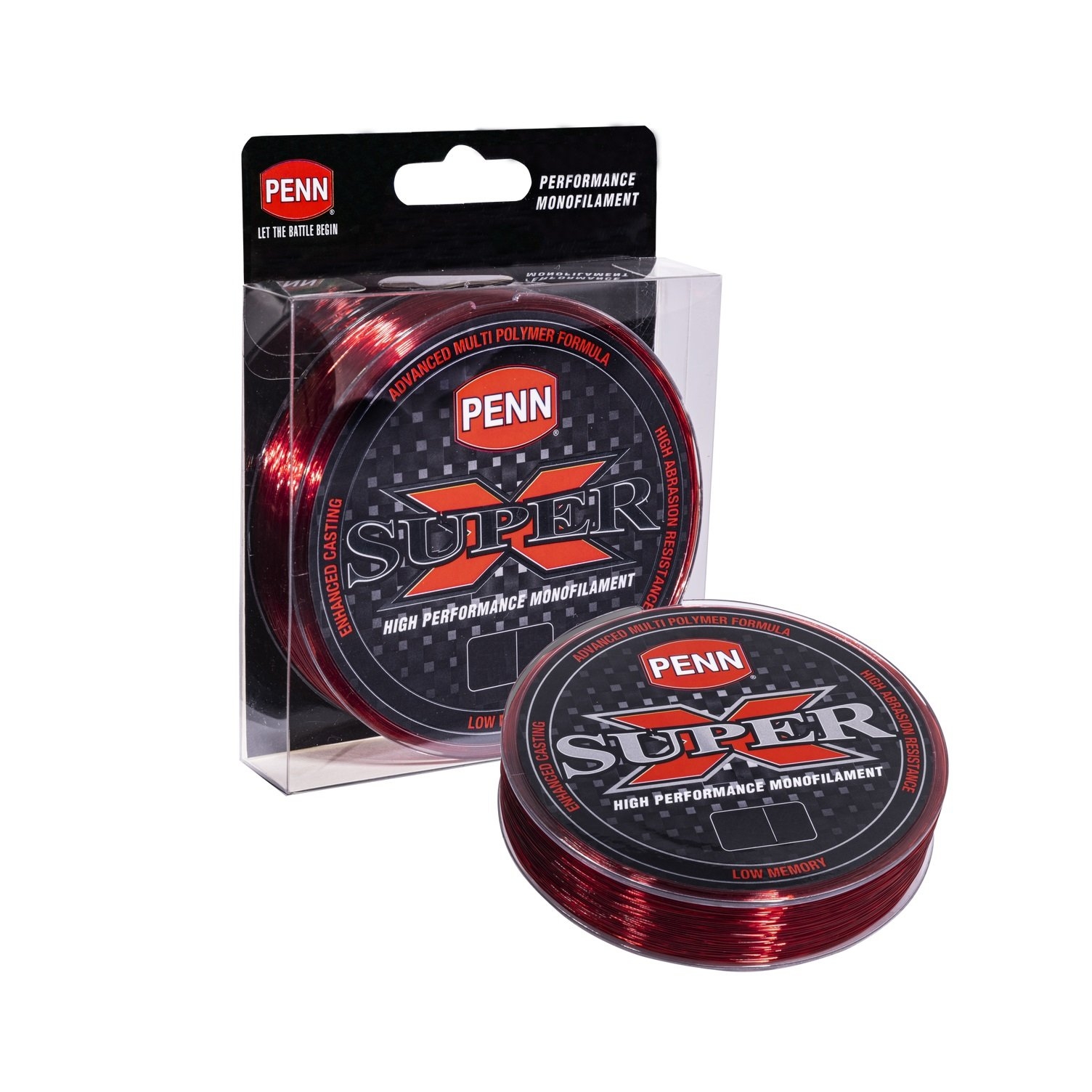 PENN Super X Monofilament Line Red 300m 50lb 0.70mm