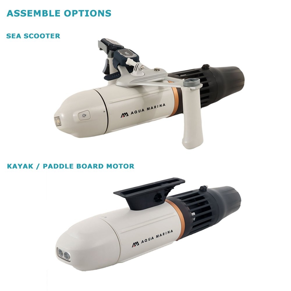 Aqua Marina BlueDrive X PRO - Electric Kayak Paddle Board Motor and Sea Scooter - Double Battery