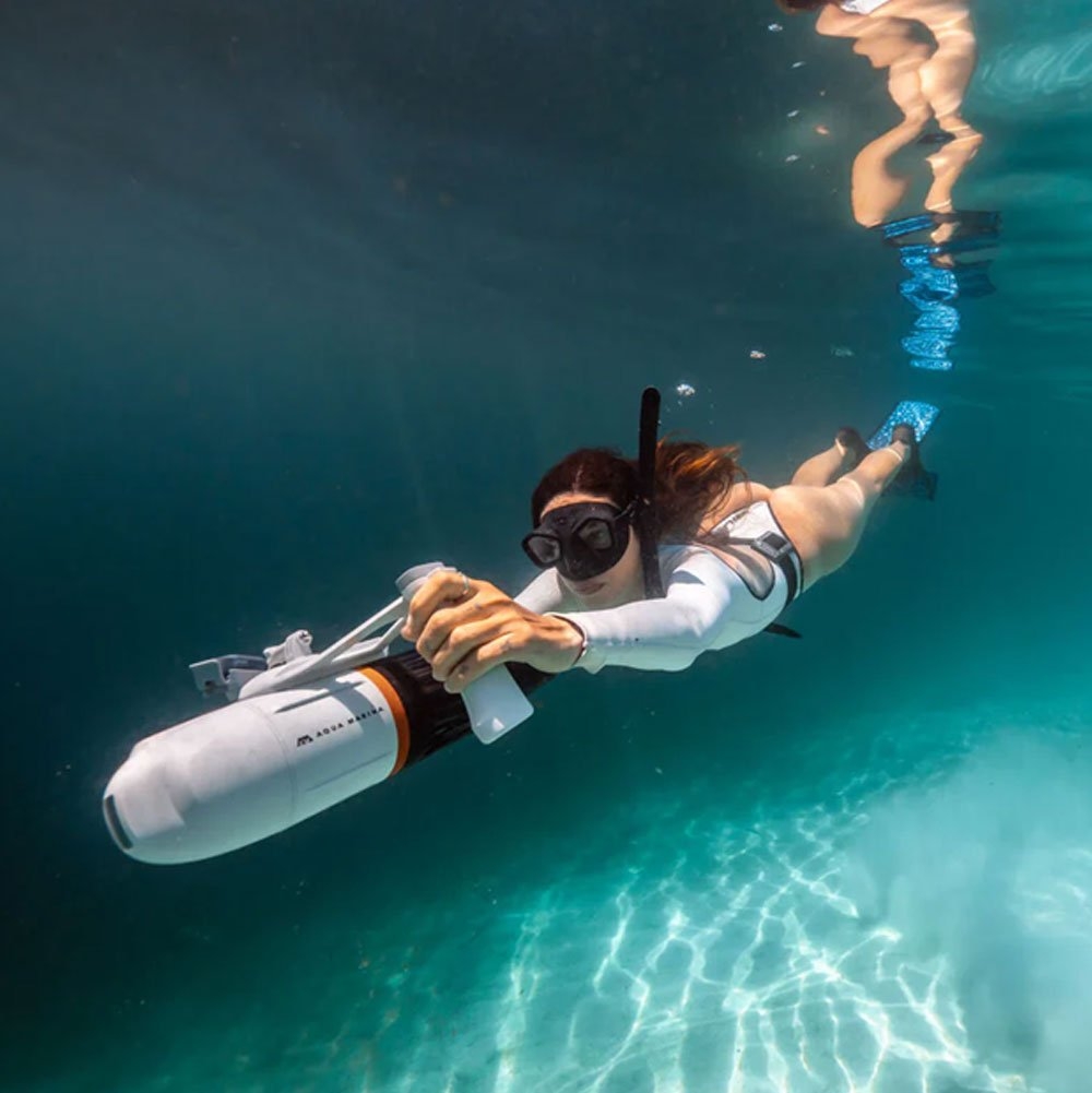 Aqua Marina BlueDrive X PRO - Electric Kayak Paddle Board Motor and Sea Scooter - Double Battery