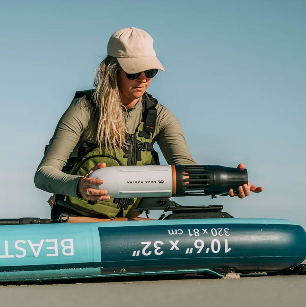 Aqua Marina BlueDrive X PRO - Electric Kayak Paddle Board Motor and Sea Scooter - Double Battery