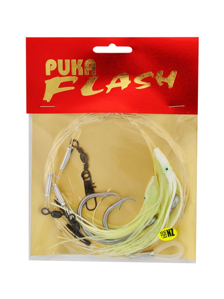 Gamakatsu Puka Flash Octopus Flasher Rig White Gamakatsu Puka Flash Octopus Flasher Rig White
