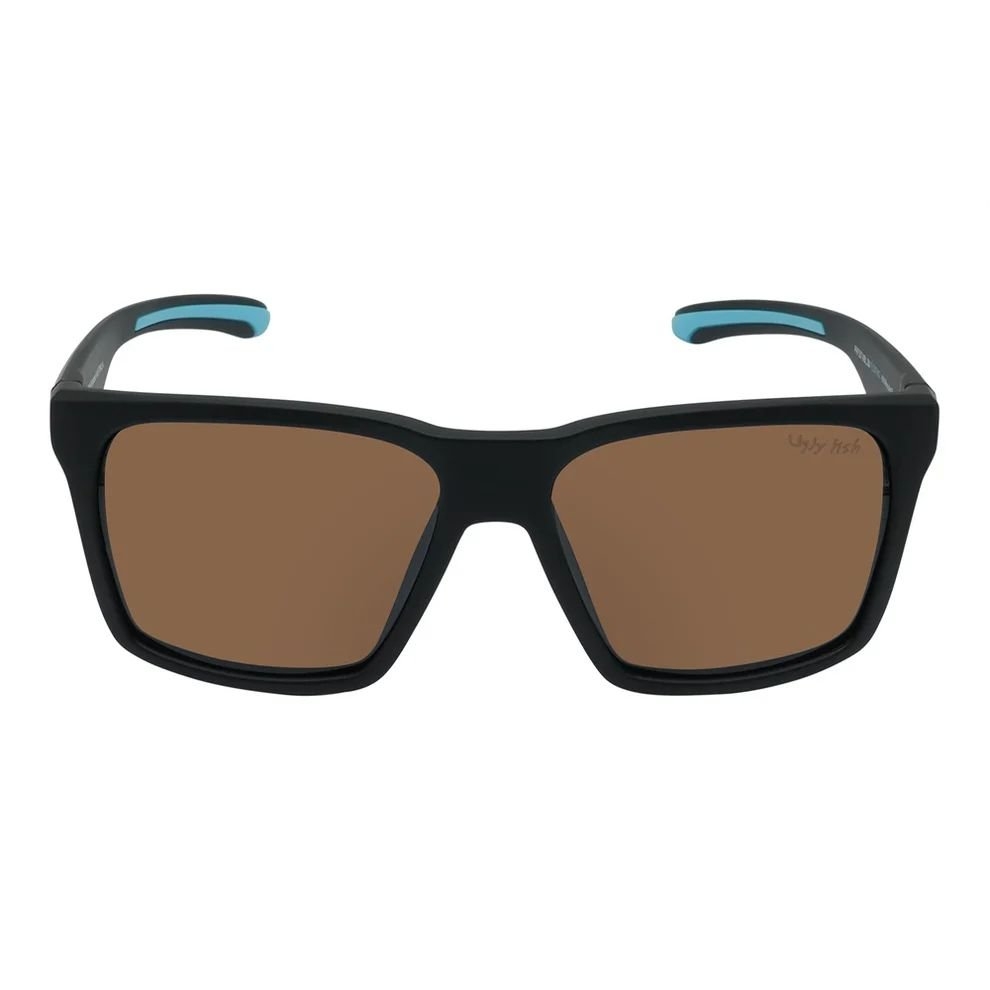 Ugly Fish PFR357 Polarised Floating Sunglasses Matte Black Frame/Brown Lens