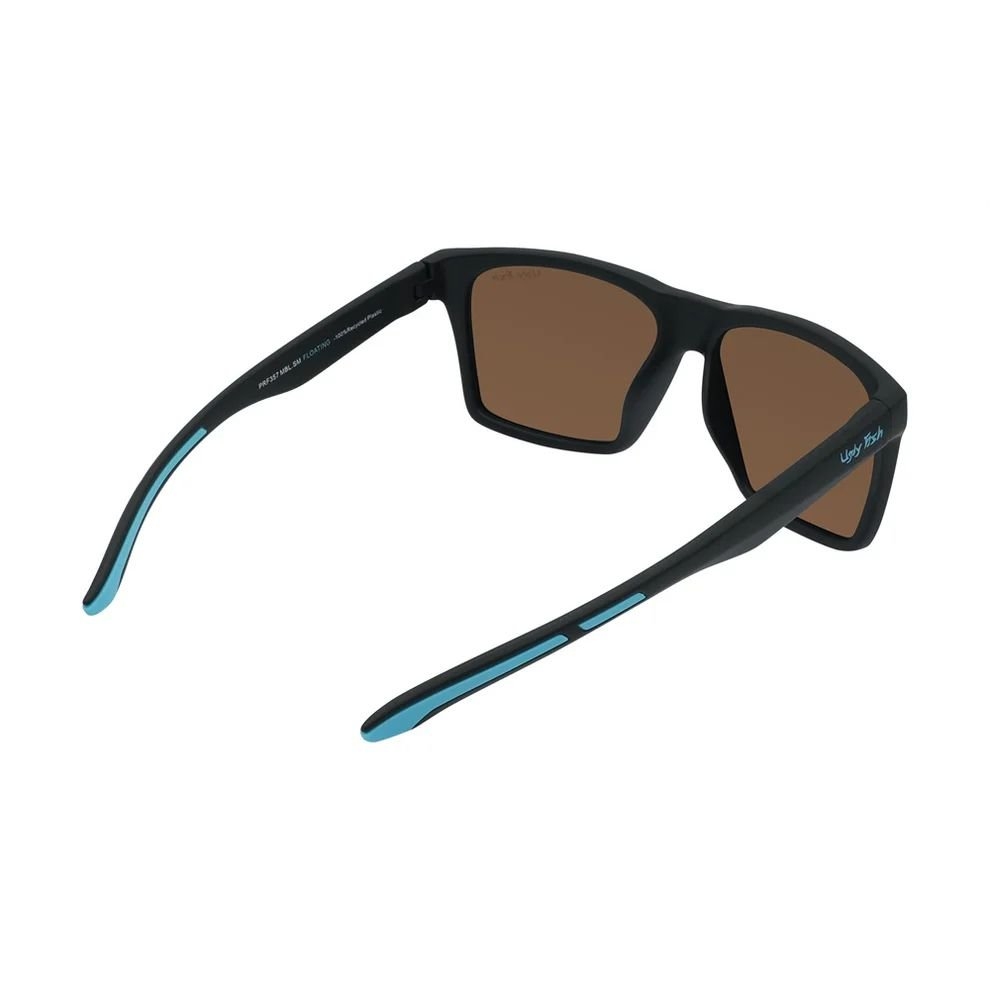 Ugly Fish PFR357 Polarised Floating Sunglasses Matte Black Frame/Brown Lens