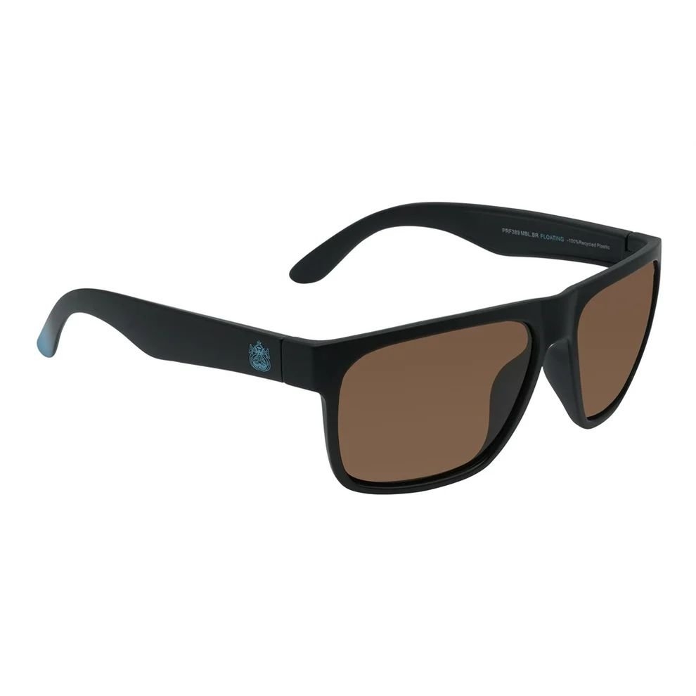 Ugly Fish PFR389 Polarised Floating Sunglasses Matte Black Frame/Brown Lens