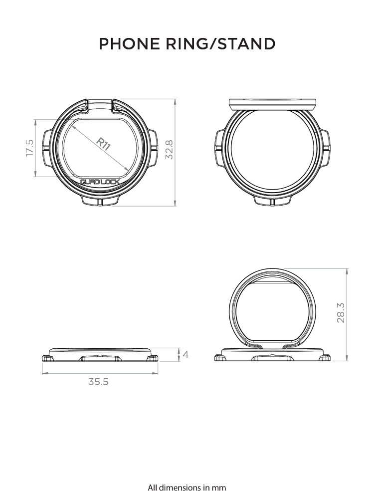 Quad Lock Accessory Phone Ring