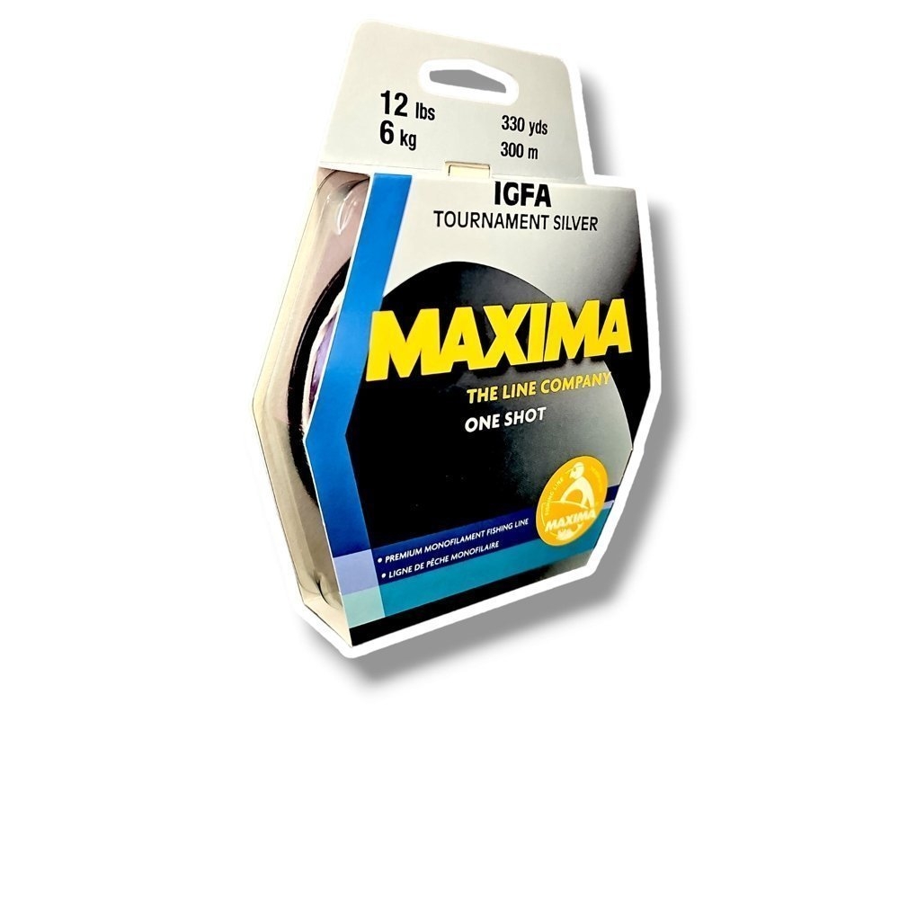 Maxima IGFA Tournament Silver Monofilament 300m 15kg