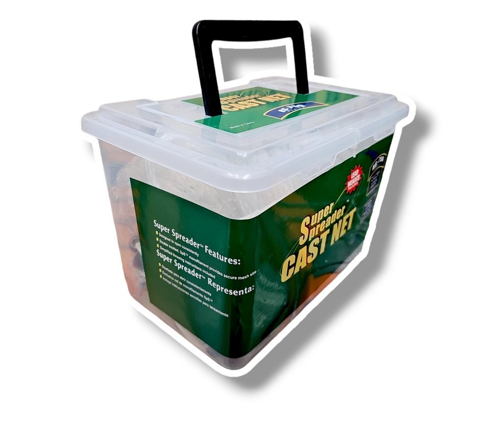 Super Spreader Monofilament Cast Net 10ft x 1in