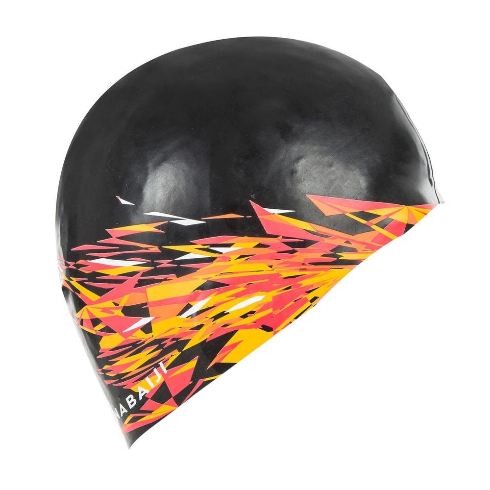 Nabaiji Graph Youth Silicone Swim Cap Black