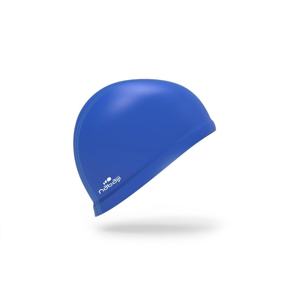 Nabaiji 500 Adult Silicone Mesh Swim Cap Bright Indigo