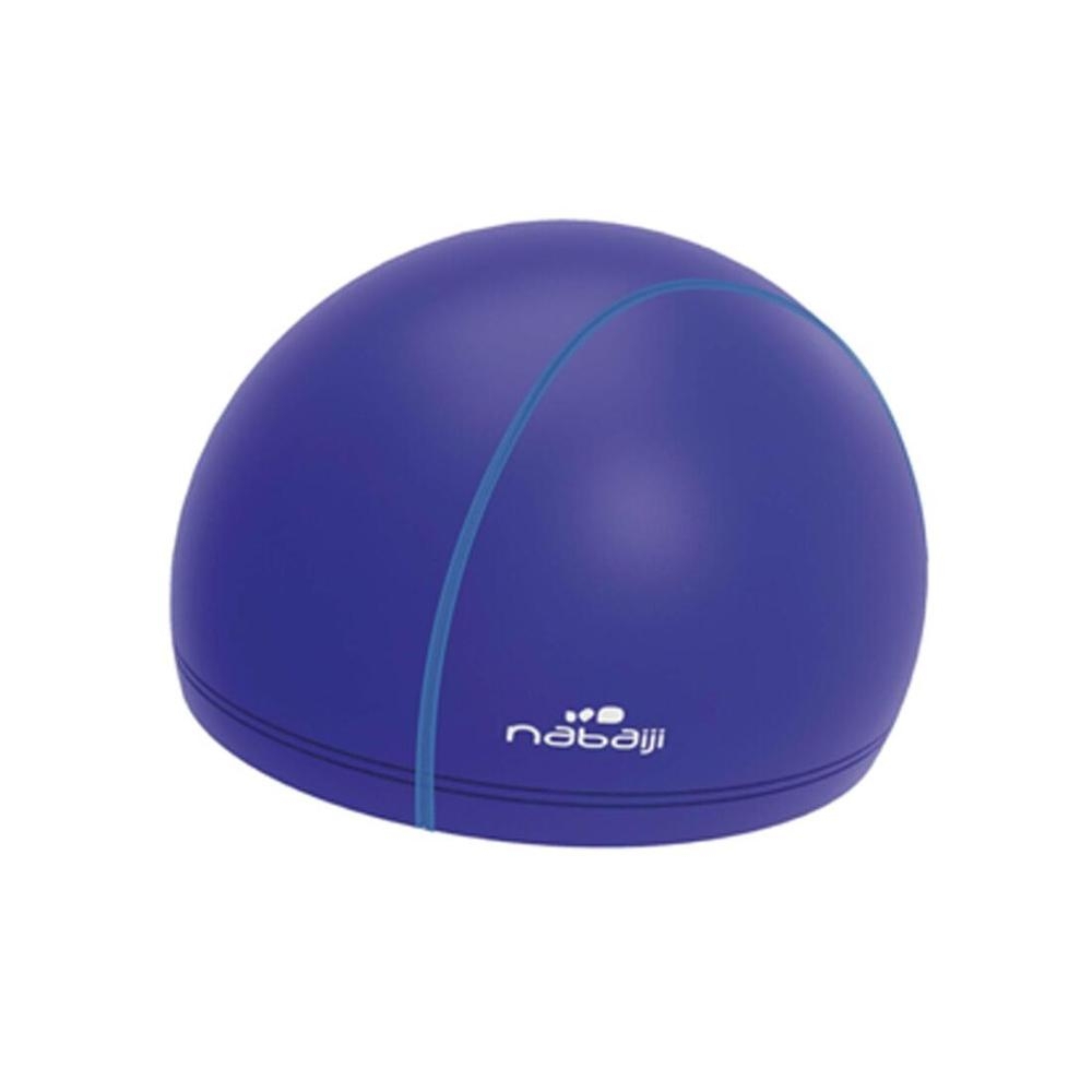 Nabaiji 500 Adult Silicone Mesh Swim Cap Bright Indigo