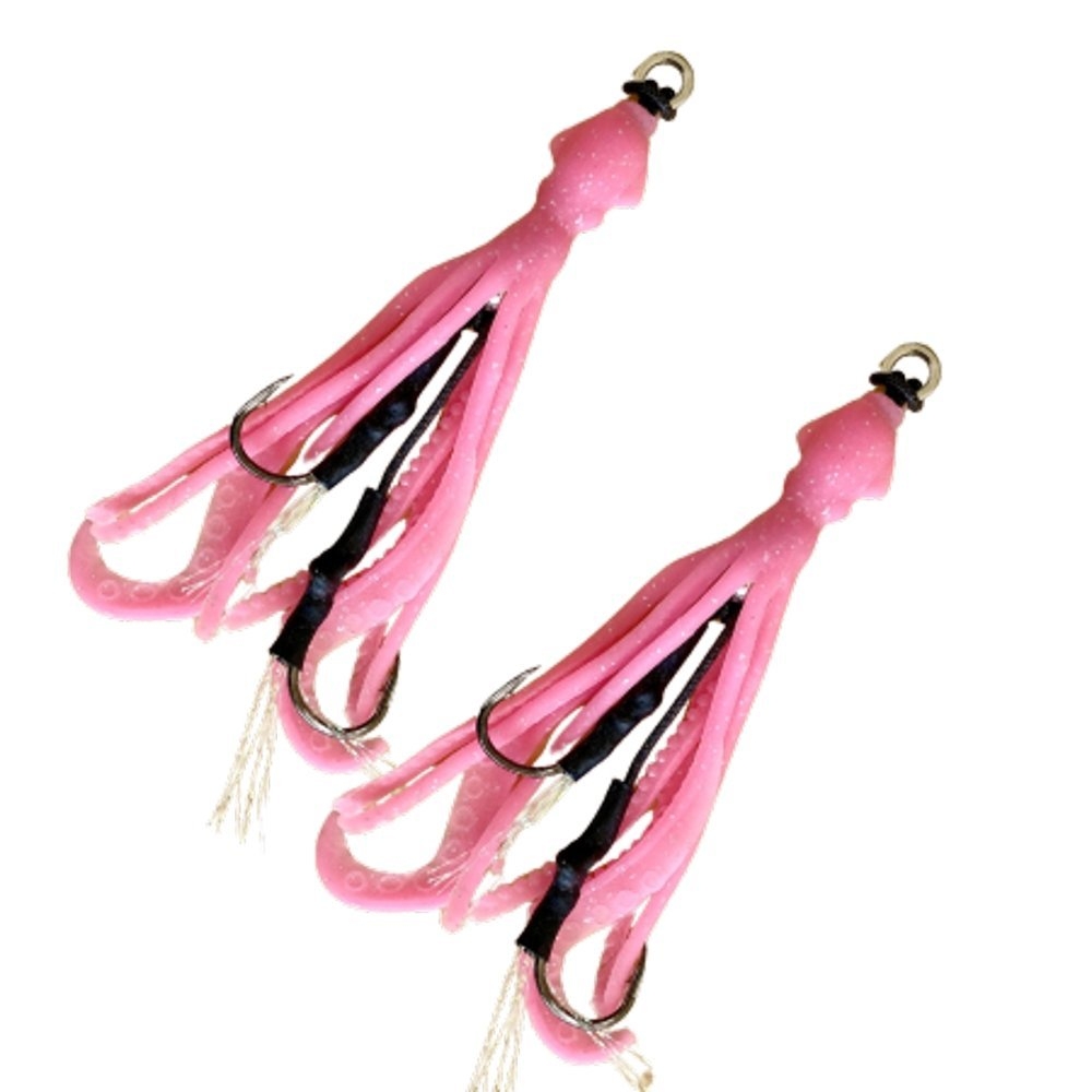Glowbite Grumpy Squid Replacement Tails Pink Qty 2