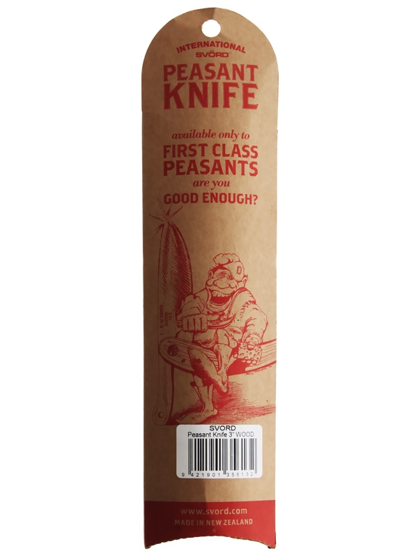 Svord Peasant Knife with Hardwood Handle 7.62cm