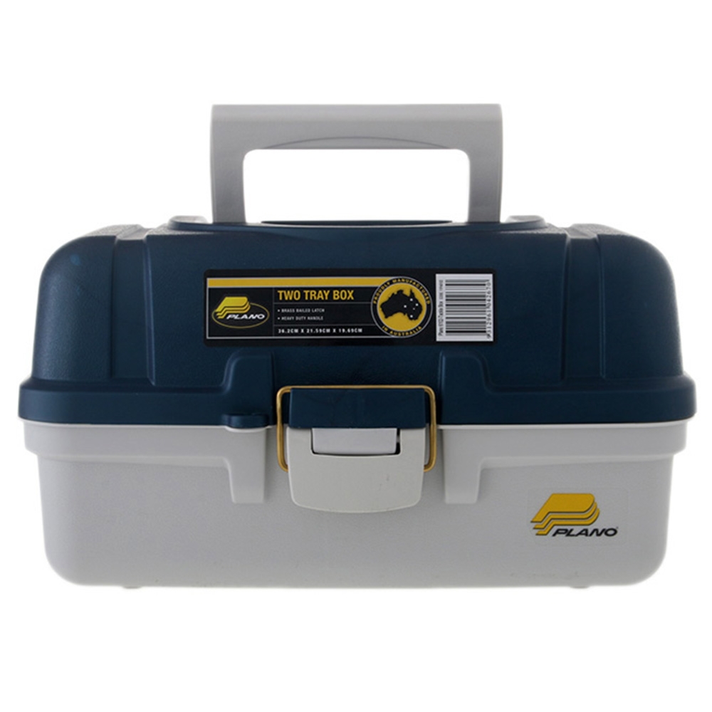 Plano 2 Tray Tackle Box 36.2 x 21.59 x 19.69cm