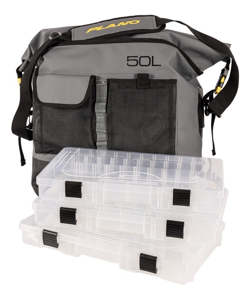 Plano Z Waterproof XL Tackle Bag with Three Tackle Trays 50L
