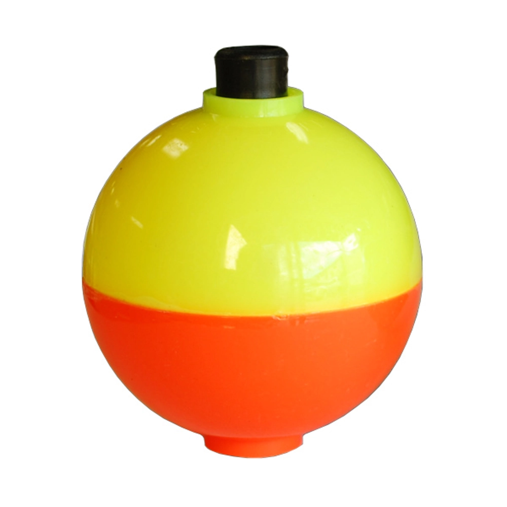 Plastilite Round Bobber Float Red/Yellow 1in Qty 3 Plastilite Round Bobber Float Red/Yellow 1in Qty 3