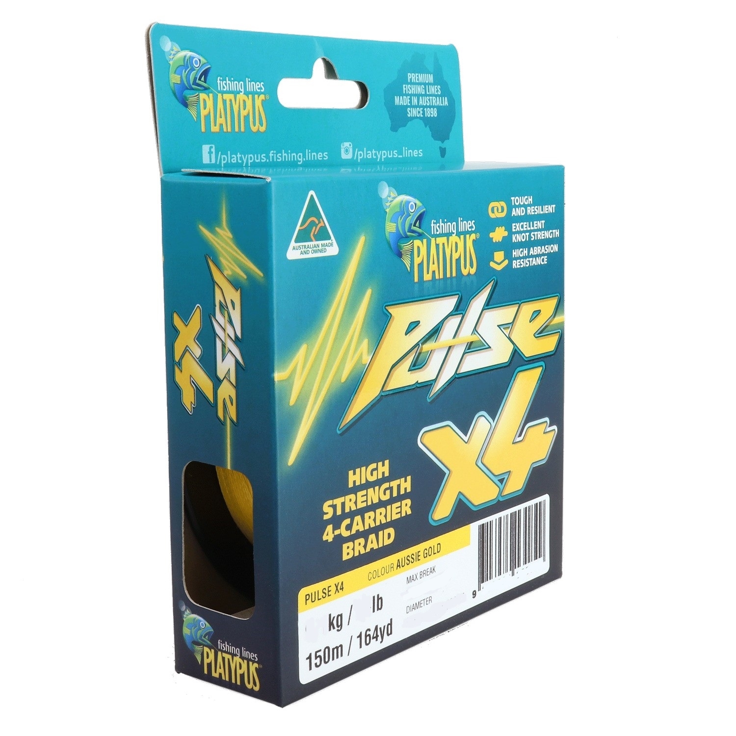 Platypus Pulse X4 High Strength Braid 150m