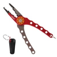 NOEBY Aluminium Heavy Duty Split Ring Fishing Pliers Red Thumbnail NOEBY Aluminium Heavy Duty Split Ring Fishing Pliers Red