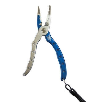 Black Magic Compact Fishing Pliers Blue