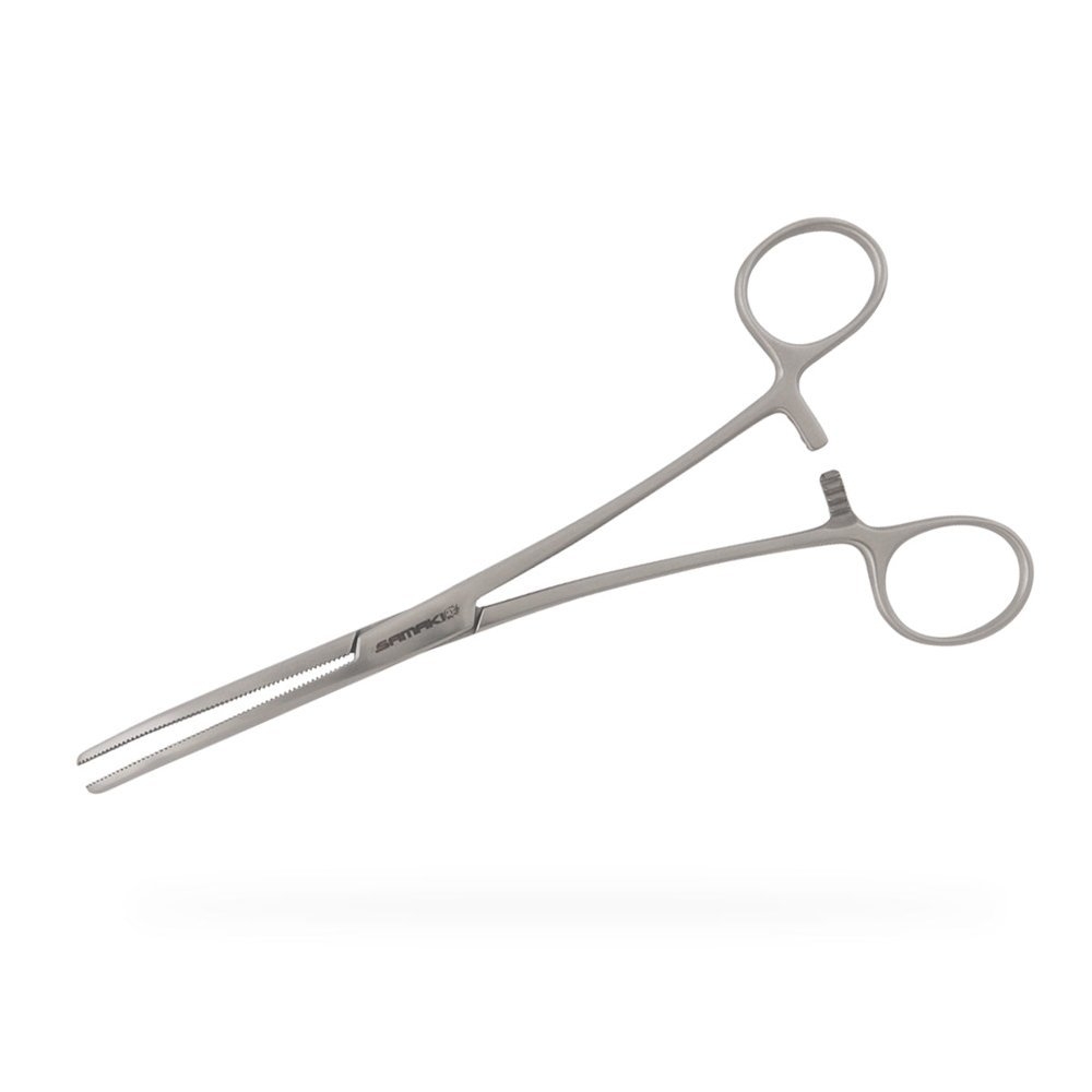 Samaki Stainless Bent Nose Forceps 200mm