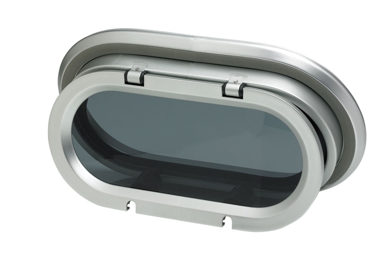 VETUS Heavy Duty Oval Aluminium Porthole with Mosquito Screen