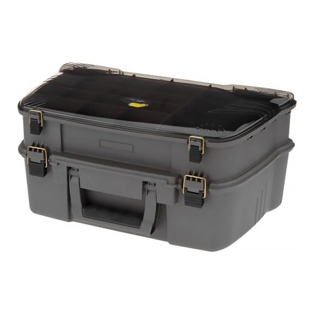 Plano Guide Series Satchel Tackle Box Graphite Gray-Cracked lid