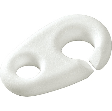 Ronstan PNP16B Flag/Sister Clip White 4.7mm Eye Clearance