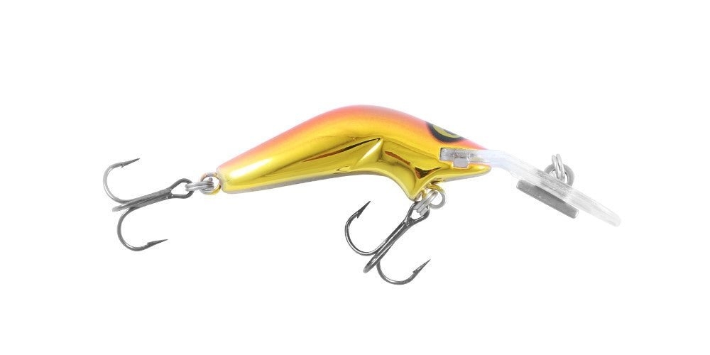 Halco Poltergeist XDD 50 Trolling Lure 50mm 7g Chrome Gold Orange Back